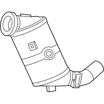 BMW 18-30-7-623-116 Exchange Catalytic Converter Close