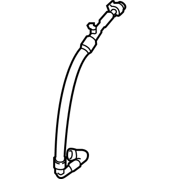 Nissan 92480-EZ40A Hose-Flexible, Low