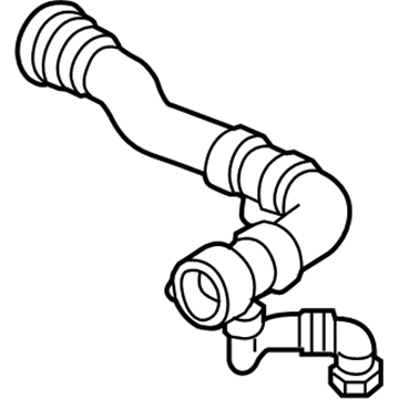 BMW 17-12-7-546-064 Engine Feed Radiator Upper Hose