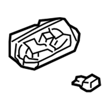 Honda 72120-SDA-A02ZC Handle Assembly, Right Front Door Inside (Graphite Black)