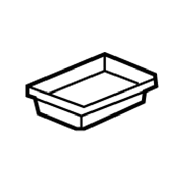 Honda 83555-SJC-A01ZE Cap, L. FR. Pull Pocket *NH607L* (TU DARK GRAY)