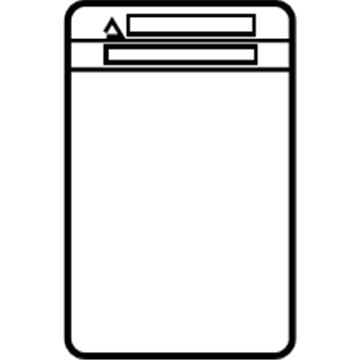 Toyota 74543-60451 Info Label
