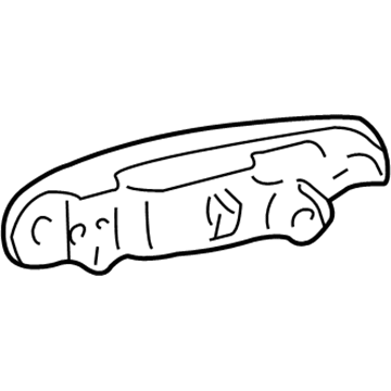 Lexus 69230-53030-J0 Rear Door Outside Handle Assembly, Right