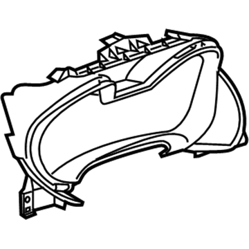 GM 23190944 Cluster Bezel