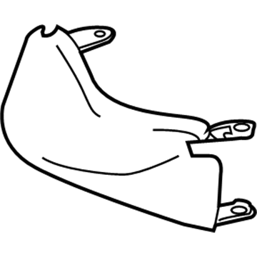 Lexus 48738-48020 Cover, Rear Suspension Arm, LH