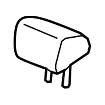 Honda 82940-T2F-A22ZA Headrest, RR. Center *YR449L* (CASHMERE IVORY)