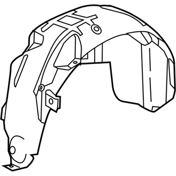 Infiniti 76749-9NF0A Protector-Rear Wheel House, LH