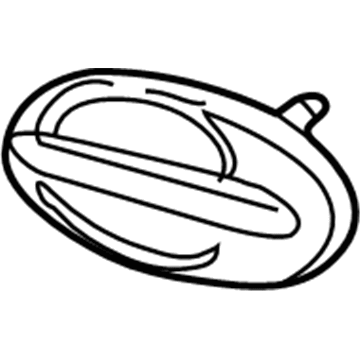 Ford 6F2Z-1726605-BBPTM Handle, Outside