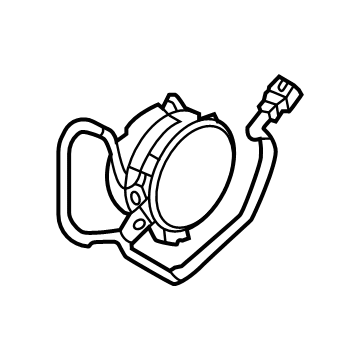 Infiniti 21487-3NF0B Motor Assy-Fan