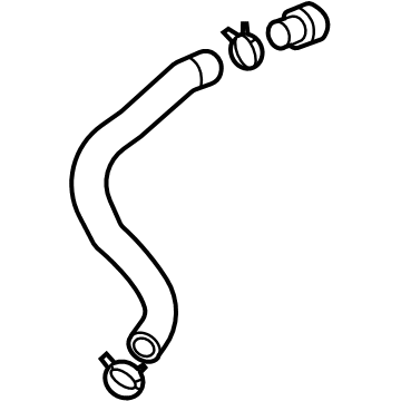Hyundai 25414-BY000 Hose Assembly-Radiator, UPR