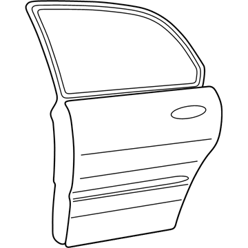 Hyundai 77003-3C020 Panel Assembly-Rear Door, LH