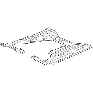 Acura 74114-TR0-A00 Plate, Front Engine Cover (Lower)