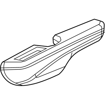 Mopar 1YZ122X9AD Front Door Trim Armrest