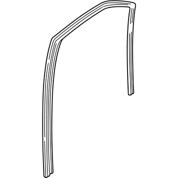 Acura 72775-SZ3-J01 Channel, Left Rear Door Run