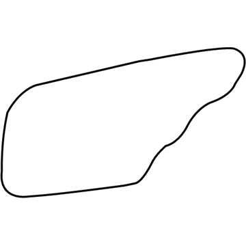 Kia 833912G000 Seal-Rear Door Trim LH