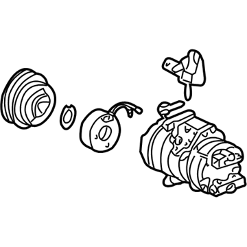 Acura 38810-P8E-A01 Compressor (Denso)