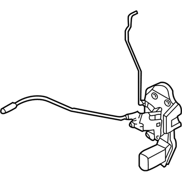 Kia 0K52Y59311B Lock, Left