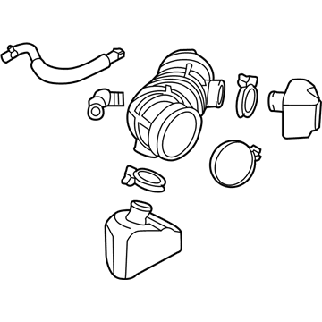 Hyundai 28130-4D200 Hose Assembly-Air Intake