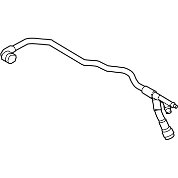BMW 17-12-9-430-883 HOSE BETWEEN RADIATOR-EXPANS:171040