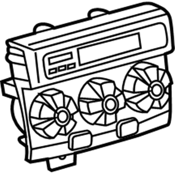 Toyota 55900-35490 Dash Control Unit