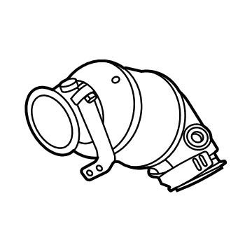 BMW 18-32-7-856-827 Exchange Catalytic Converter.Close To Engine Top