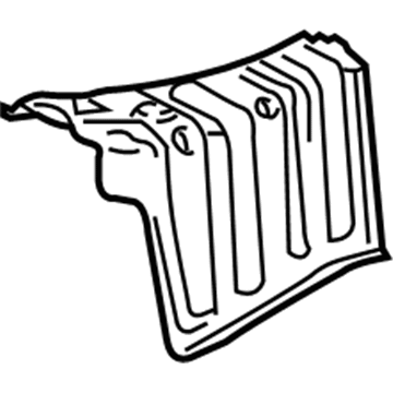 Lexus 58327-0E011 Insulator, Main Muffler Heat