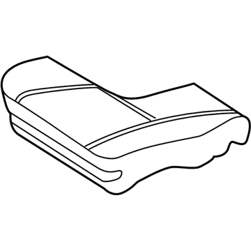 Toyota 71501-01010 Seat Back Pad