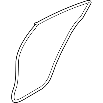 Mopar 5074521AC WEATHERSTRIP-Rear Door Mounted