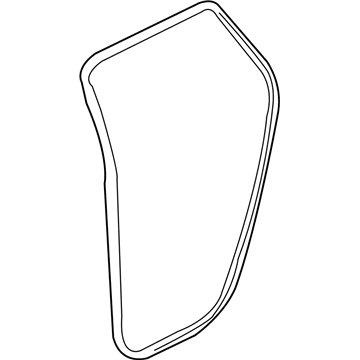 GM 15946143 Weatherstrip Asm-Rear Side Door