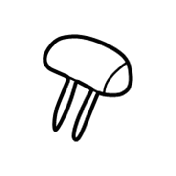 Acura 81340-S3V-A31ZA Headrest Assembly, Middle (Graphite Black) (Leather)