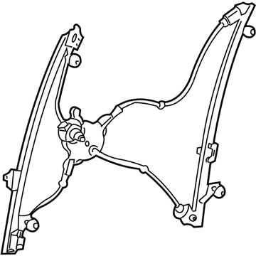 Mopar 4894529AA Front Door Window Regulator