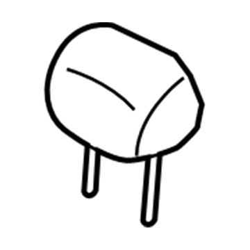 Infiniti 86460-1LF0A Headrest Assy-Rear Seat