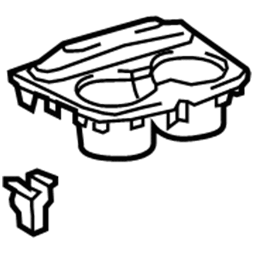 Toyota 58805-08040-E0 Rear Cup Holder