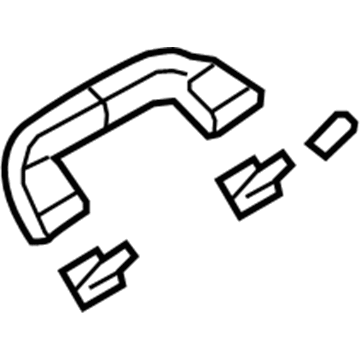 Honda 83240-TM8-A01ZA Grab Rail Assy. *NH686L* (QP LIGHT WARM GRAY)