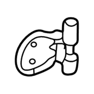 Honda 67910-S3V-A00ZZ Hinge, Right Rear Door (Upper)