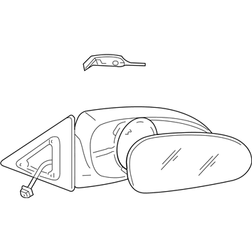 Hyundai 87610-3L057 Mirror Assembly-Outside Rear View, LH