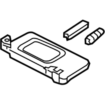 Honda 83230-T0A-A31ZA Sunvisor (Cashmere Ivory)