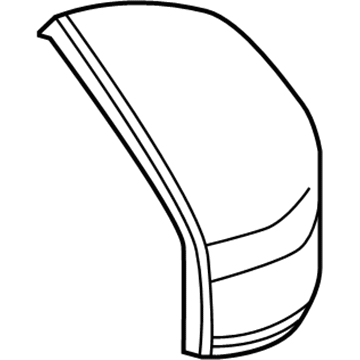 Acura 76251-TZ3-A01ZU Housing, Driver Side (Upper) (Extreme Crimson Pearl)