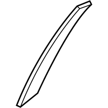 Nissan 82812-4RA0A Tape-Rear Door Outside, RH