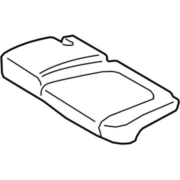 Hyundai 89150-S2000 Pad Assembly-Rear Seat Cushion, LH
