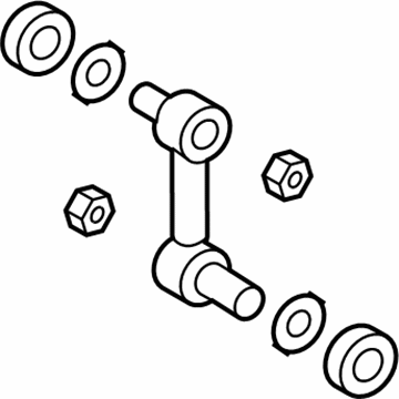 Kia 555302B200 Link Assembly-Rear Stabilizer