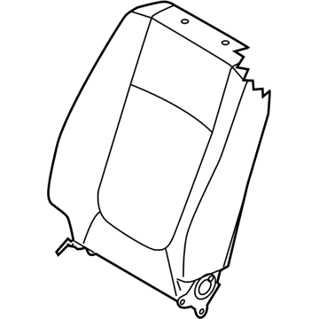 Kia 884712F120390 Front Back Covering Assembly Right