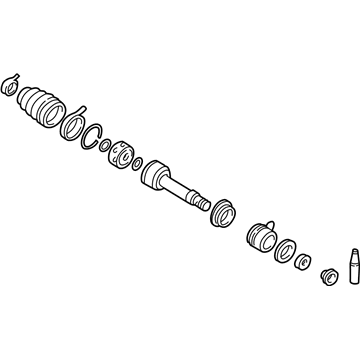 Nissan 39771-8J100 Joint Assy-Inner