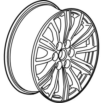 GM 84180450 Wheel, Alloy