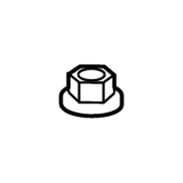 Toyota 90178-W0024 Nut, FLANGE