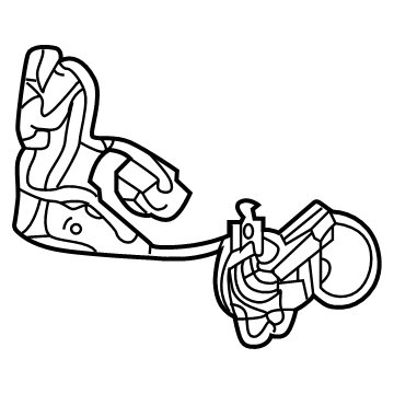 Lexus 89516-11010 Wire, Skid Control Sensor
