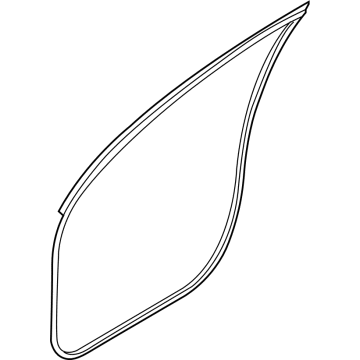 Hyundai 82130-CW000 W/STRIP ASSY-FR DR SIDE LH