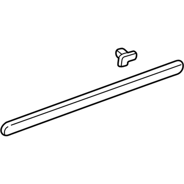 Honda 75302-SHJ-A21ZE Protector, R. FR. Door *NH662P* (SAGE BRUSH PEARL)