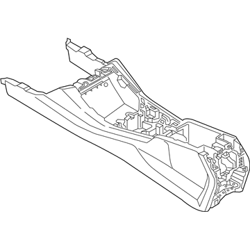 BMW 51-16-8-074-815 CENTER CONSOLE LEATHER WITH