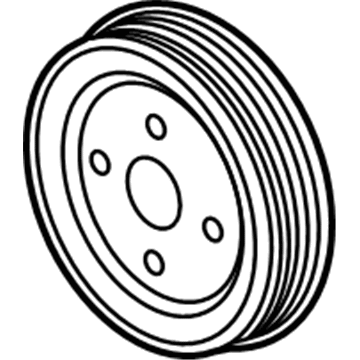 Nissan 21051-7S00B Pulley-Fan & Water Pump